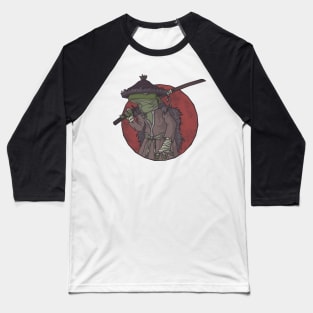 Samurai Ronin Frog Baseball T-Shirt